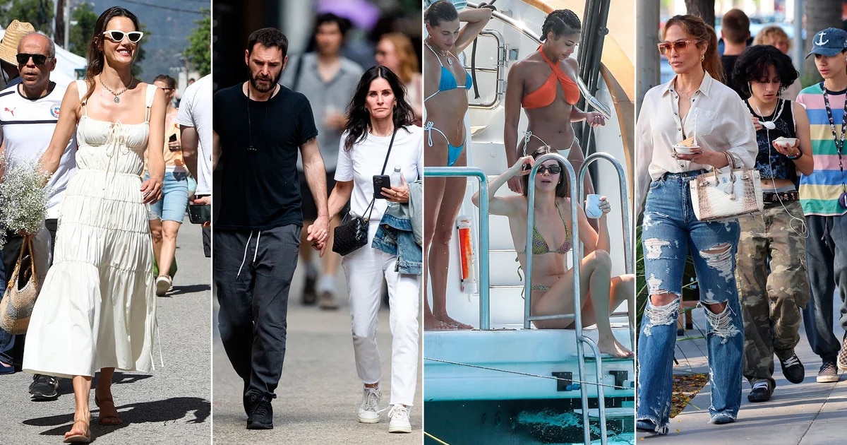 Kendall Jenner und Hailey Bieber gingen mit Freunden auf eine Yacht, Jennifer Lopez ging mit ihren Kindern einkaufen: Prominente auf einen Klick
