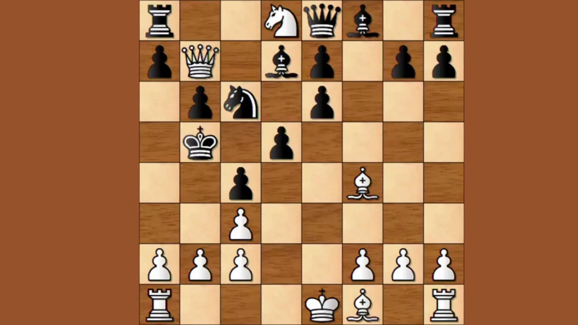 Können Sie vier Züge finden, um dieses Schachspiel zu gewinnen?