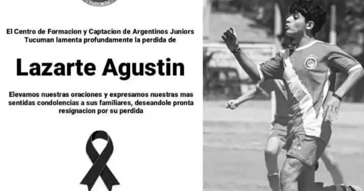 Tragödie im Fußball: Ein 14-jähriger Argentinos-Spieler starb während eines Spiels in Tucumán
