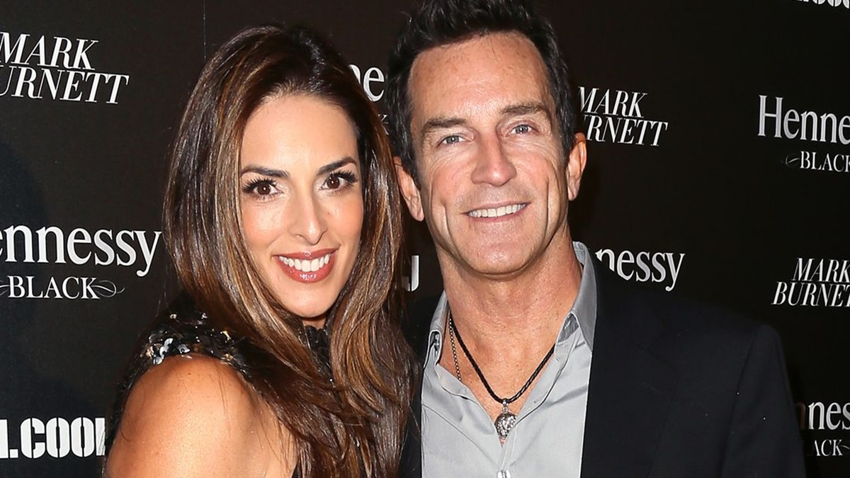 Lisa Ann Russell with her husband Jeff Probst