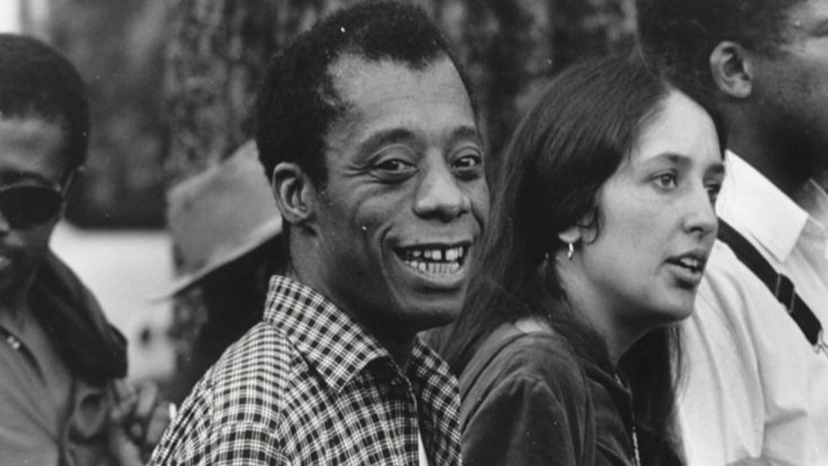 James Baldwin smiling