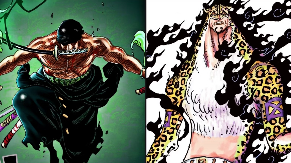 Zoro and Lucci from One Piece